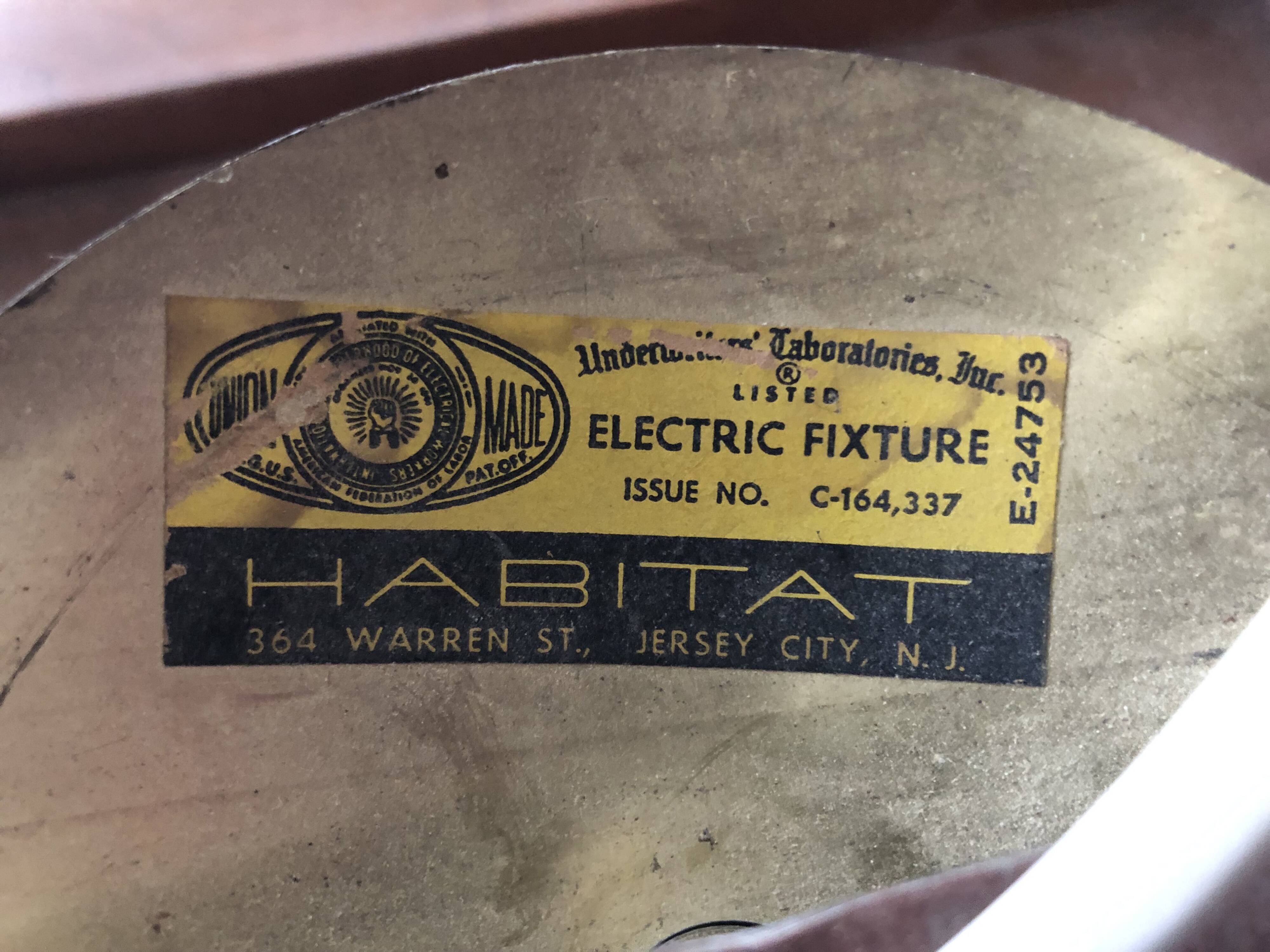 Paul Mayen pendant lamp for Habitat 1950