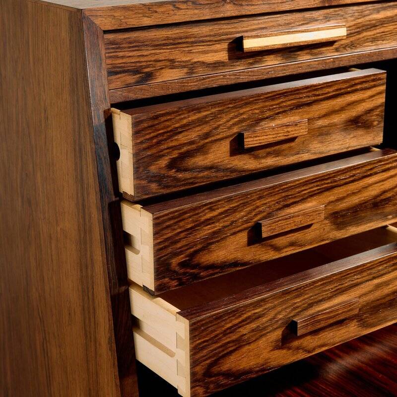 Rosewood Bureau Desk by Gunnar Falsig, 1960s