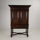 Cabinet colonial sculpté du 19e siècle – Indes orientales néerlandaises
