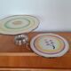 Duo of vintage cake dishes