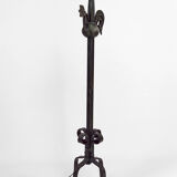 Lampadaire au coq en fer forgé par Jean Touret pour les Ateliers Marolles, circa 1950