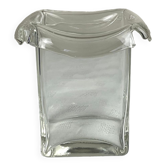 Design glass vase rectangular shape