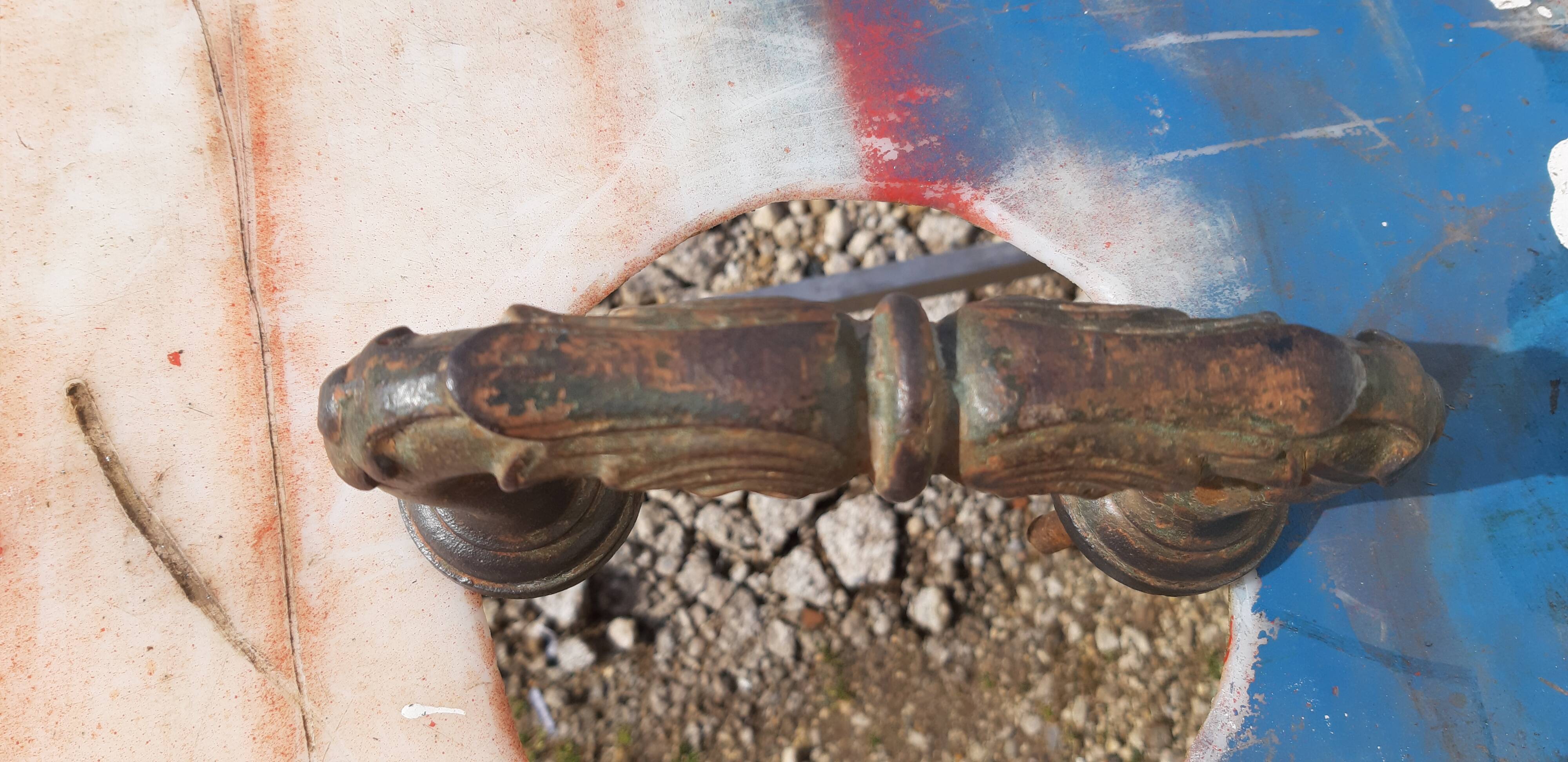 Cast iron door handle 1900