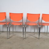 Vintage orange chairs