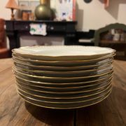 Set of 11 soup plates - Pommier Dureil 72 - L'Étoile Porcelain