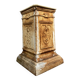 Renaissance style cast iron pedestal column