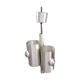 Vintage suspension in brushed aluminum