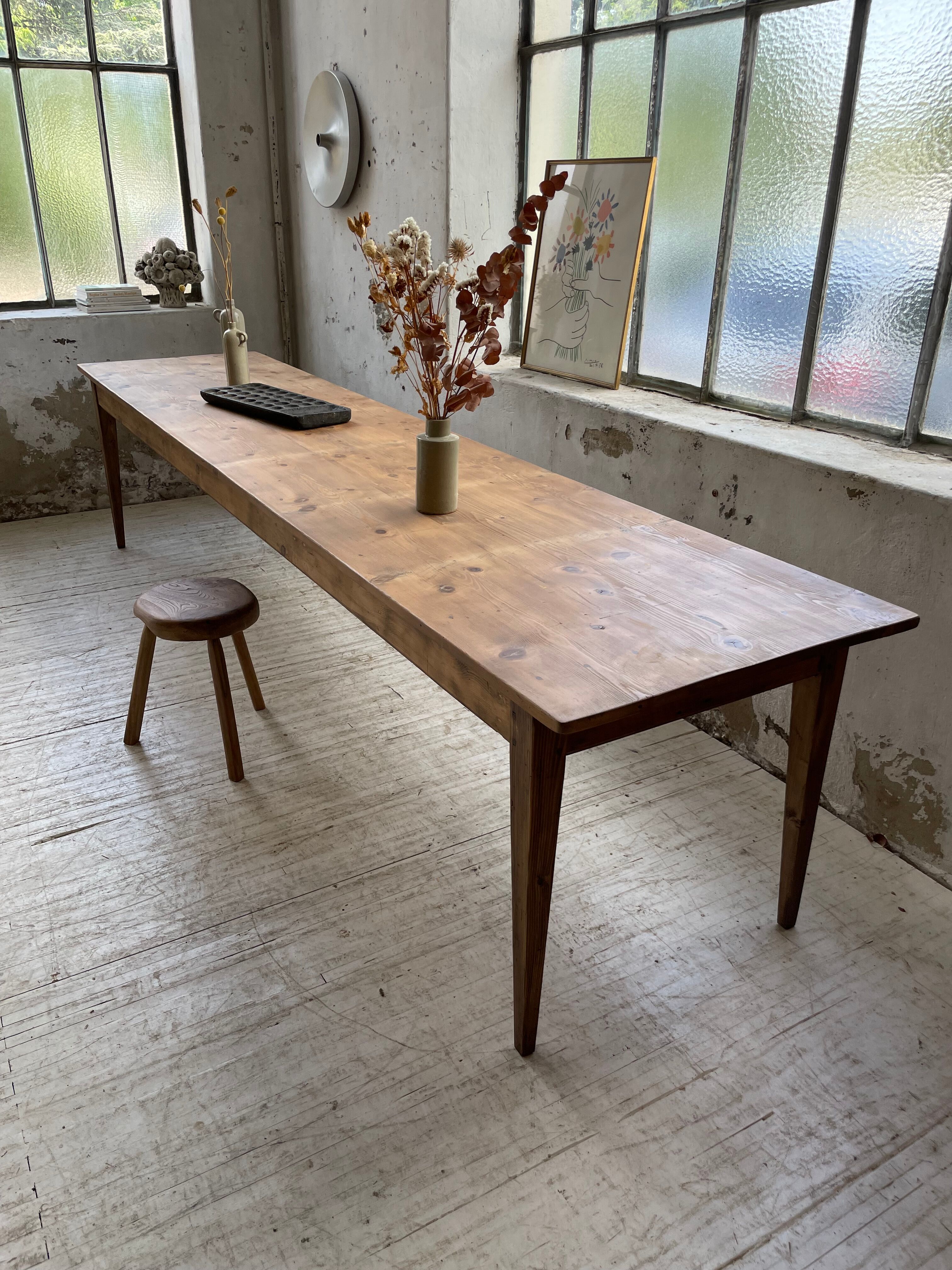 Xxl pine farmhouse table 338cm