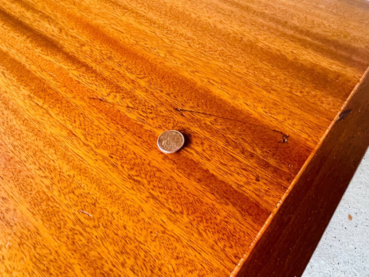 Large vintage chest of drawers with 4 drawers, Scandinavian style, circa 60's