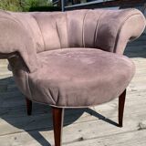 Four art deco armchairs