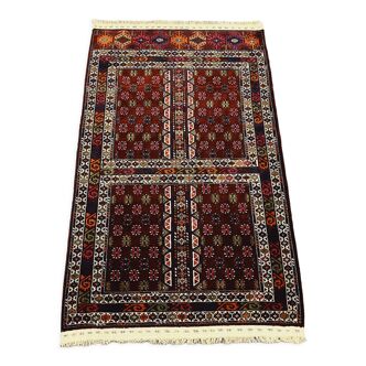 Vintage caucasian hand knotted carpet