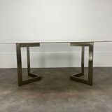 Oval marble table from the 70s