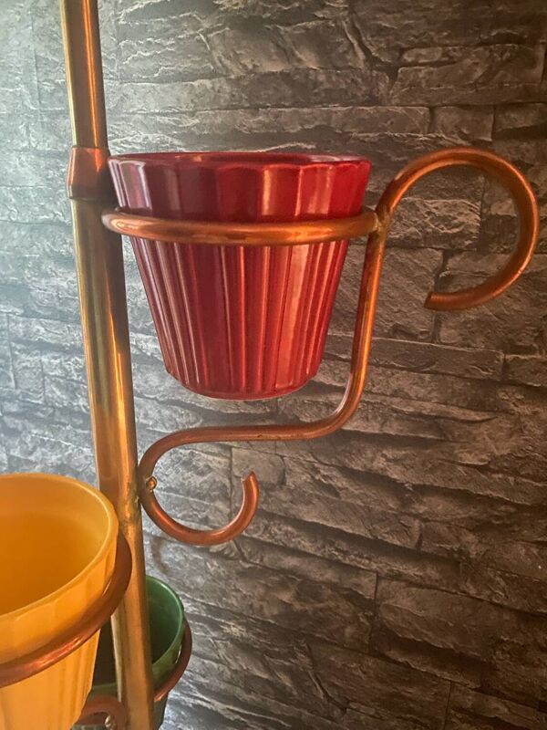 Très beau lampadaire porte plantes vintage