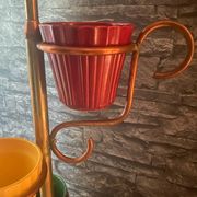 Very beautiful vintage plant stand lamp
