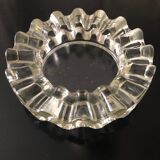 Cendrier en verre gondolé
