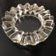 Curved glass ashtray