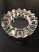 Curved glass ashtray