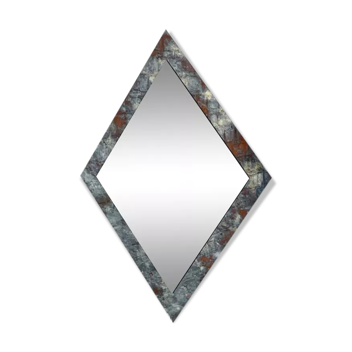 Vintage art deco beveled mirror