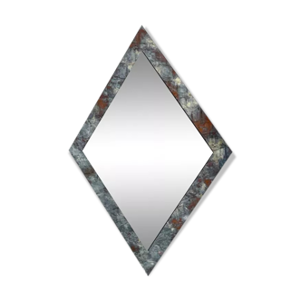 Vintage art deco beveled mirror