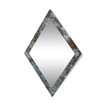 Vintage art deco beveled mirror