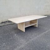 Travertine coffee table