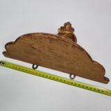 Stucco and gilded wood harness, 30 cm