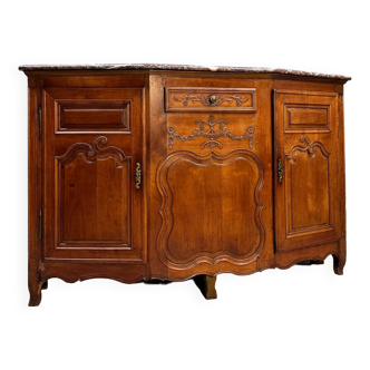 Buffet With Cut Sides In Cherry Wood From Louis XV XVIII Eme Century