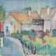 Painting, gouache and pastel chalk, Jacques Daufin, 1960s