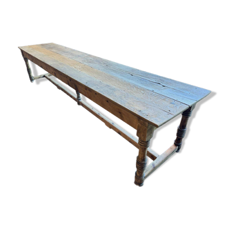 Grande table de couvent en chêne