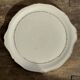 Large earthenware tart dish from Gien Quimper with a golden rim D35
