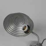 Aluminum vintage desk lamp with bending rod, 1950s