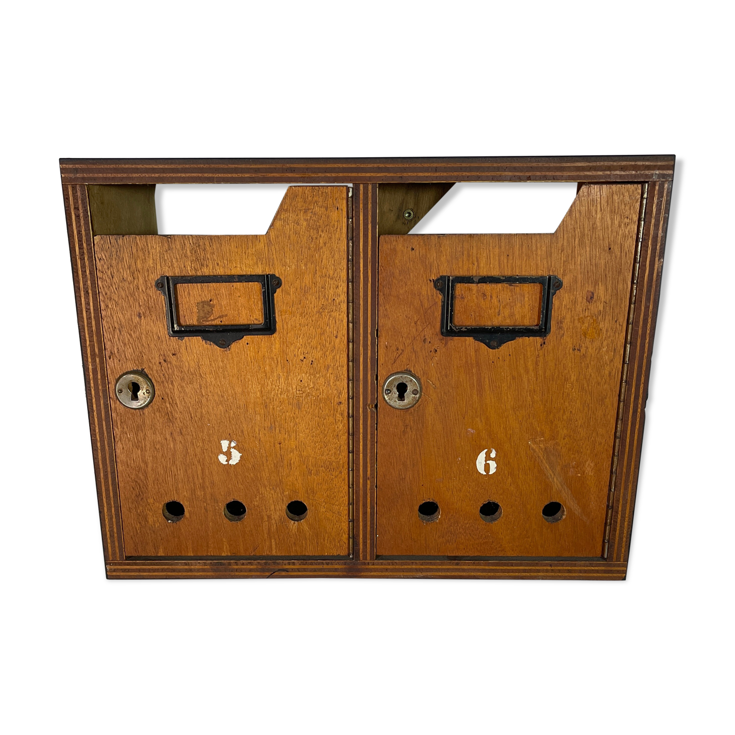Block of 2 mailboxes from the 70s/80s