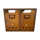 Block of 2 mailboxes from the 70s/80s