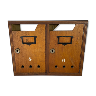 Bloc de 2 boites à lettres des années 70/80