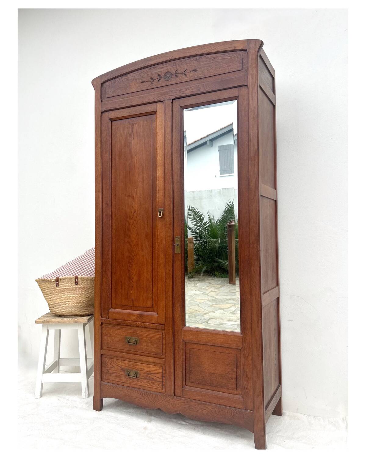 Parisian oak wardrobe