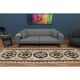 1970s Vintage Turkish Oushak Handmade Wool Cotton Beige Runner Rug 87x326