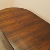 Round rosewood table, Danish design, 1960s, designer: Harry Østergaard, man