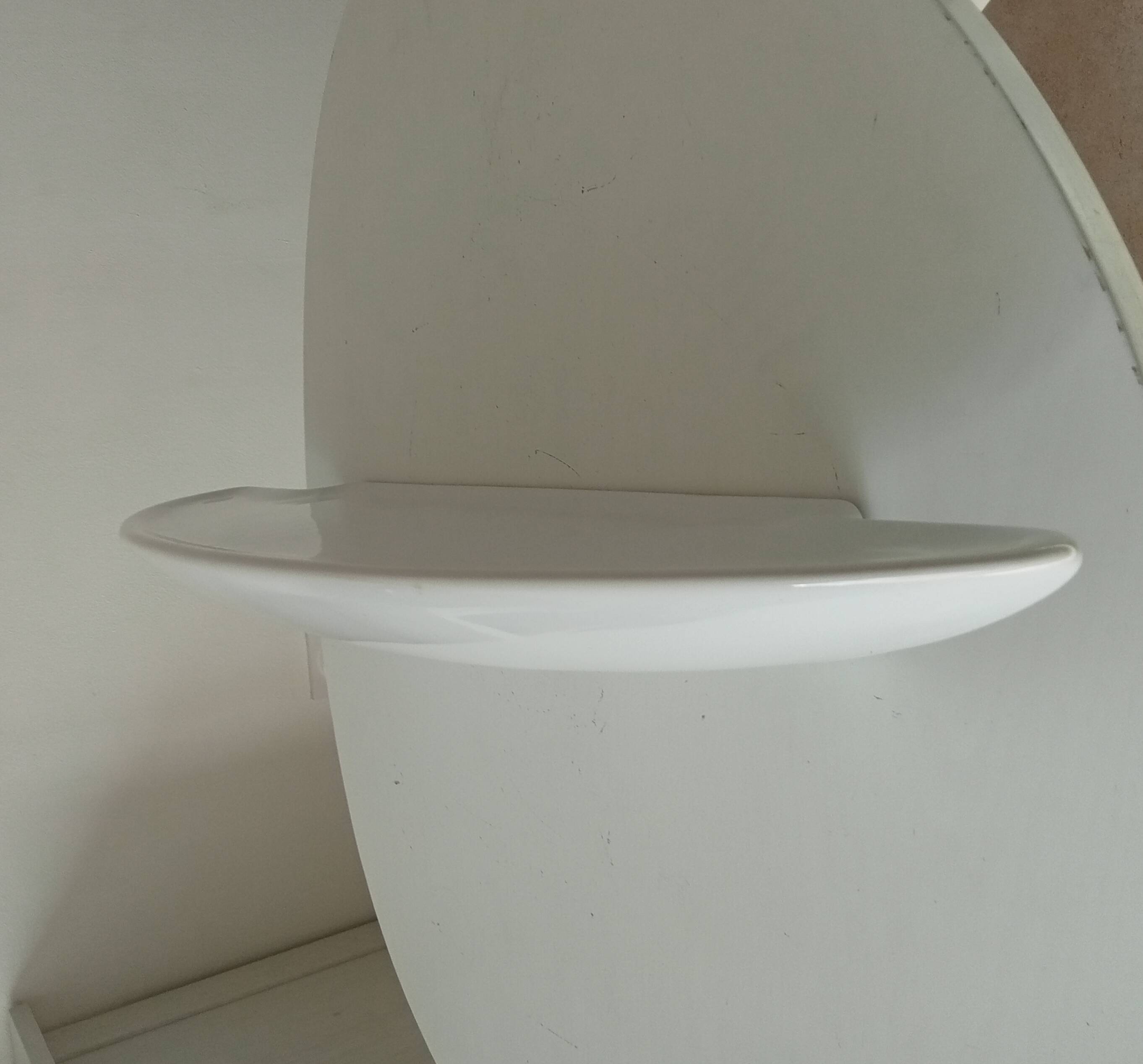 Vintage ceramic wall-mounted shelf