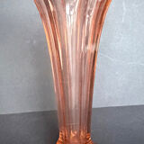 2 Art Deco vases in moulded glass