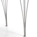 Table scandinave Super-ellipse en palissandre de Rio. 4 pers.