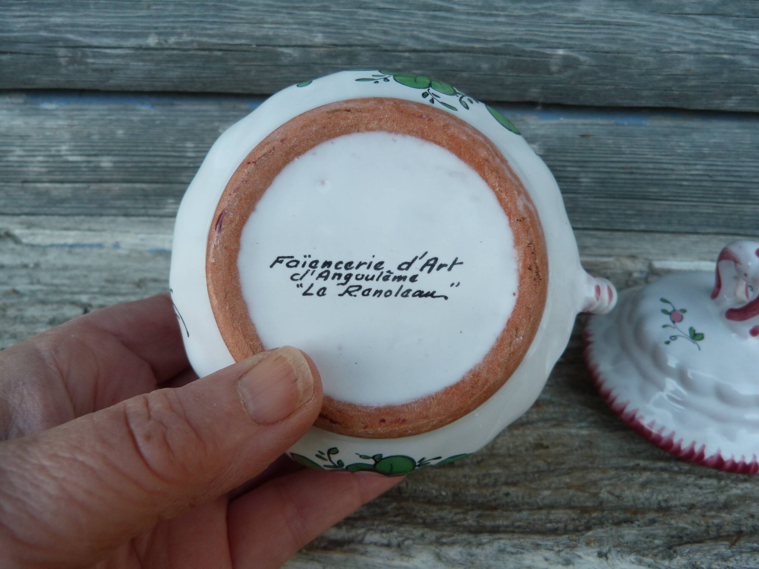 Small earthenware pot by Renoleau Angoulême