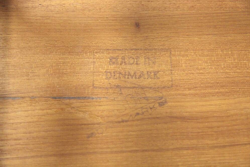 Set de 3 tables gigognes en palissandre, Danemark, 1960