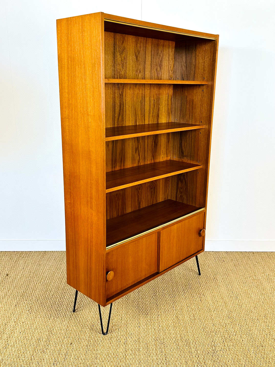 Scandinavian teak library 1960
