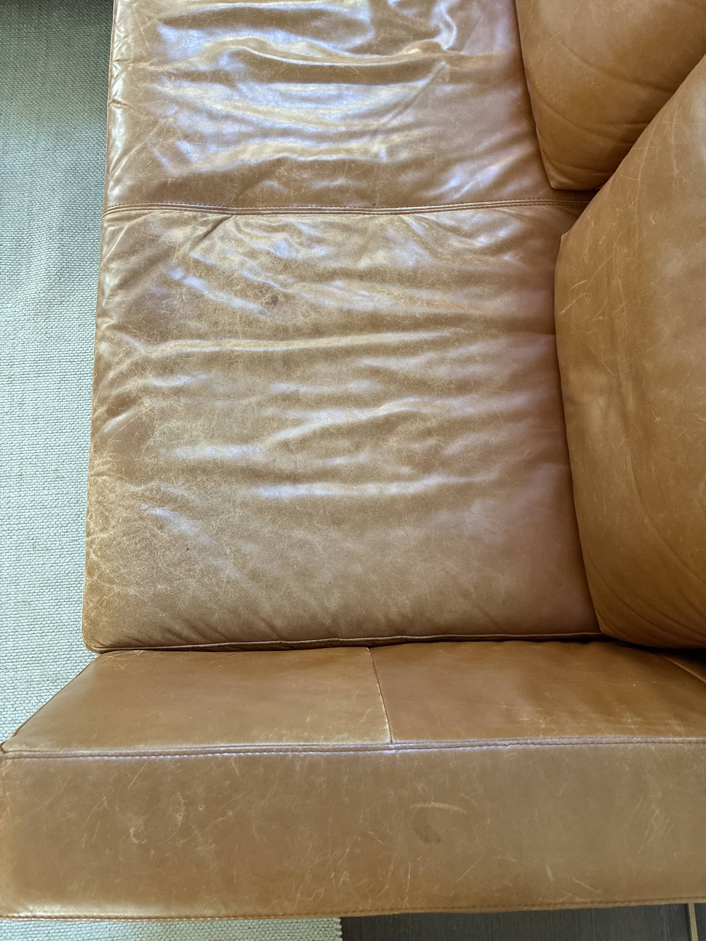 Montino Habitat Vintage Leather 5-Seater Sofa