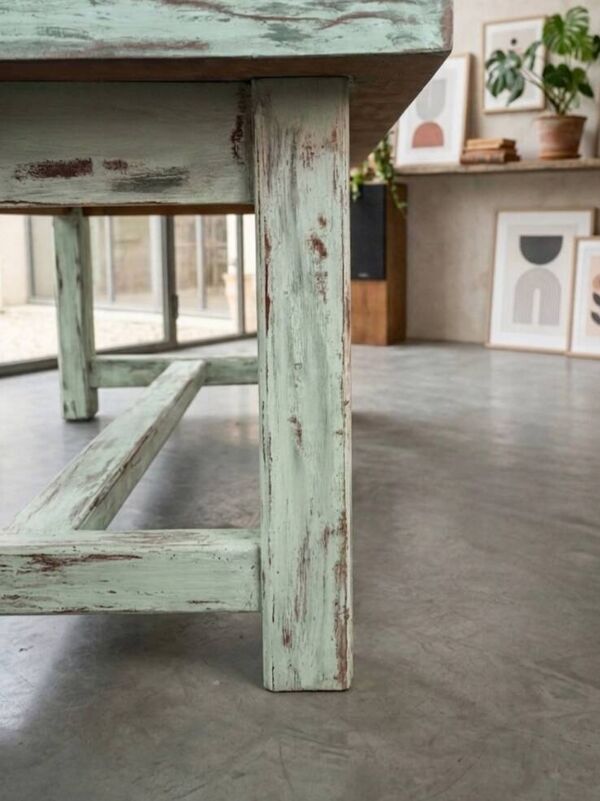 Table de ferme patinée