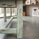 Distressed farmhouse table