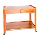 Walnut coffee table with two drawers, Italy 1970s