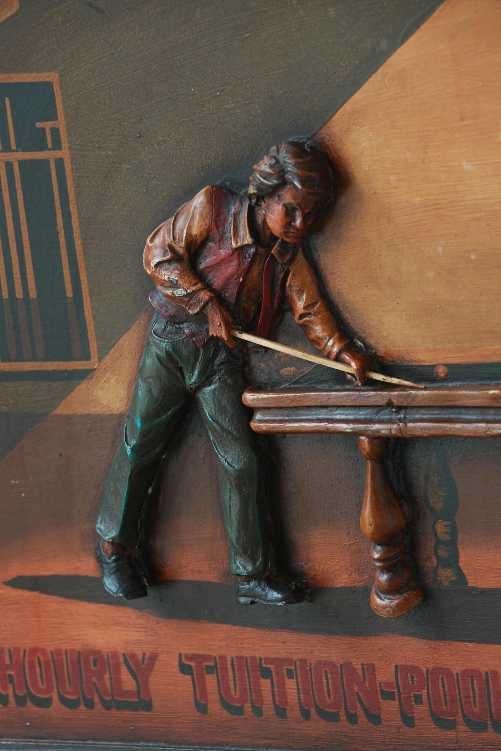 Tableau Country Corner "Fried Sureshot Davies" - Bar Billiard