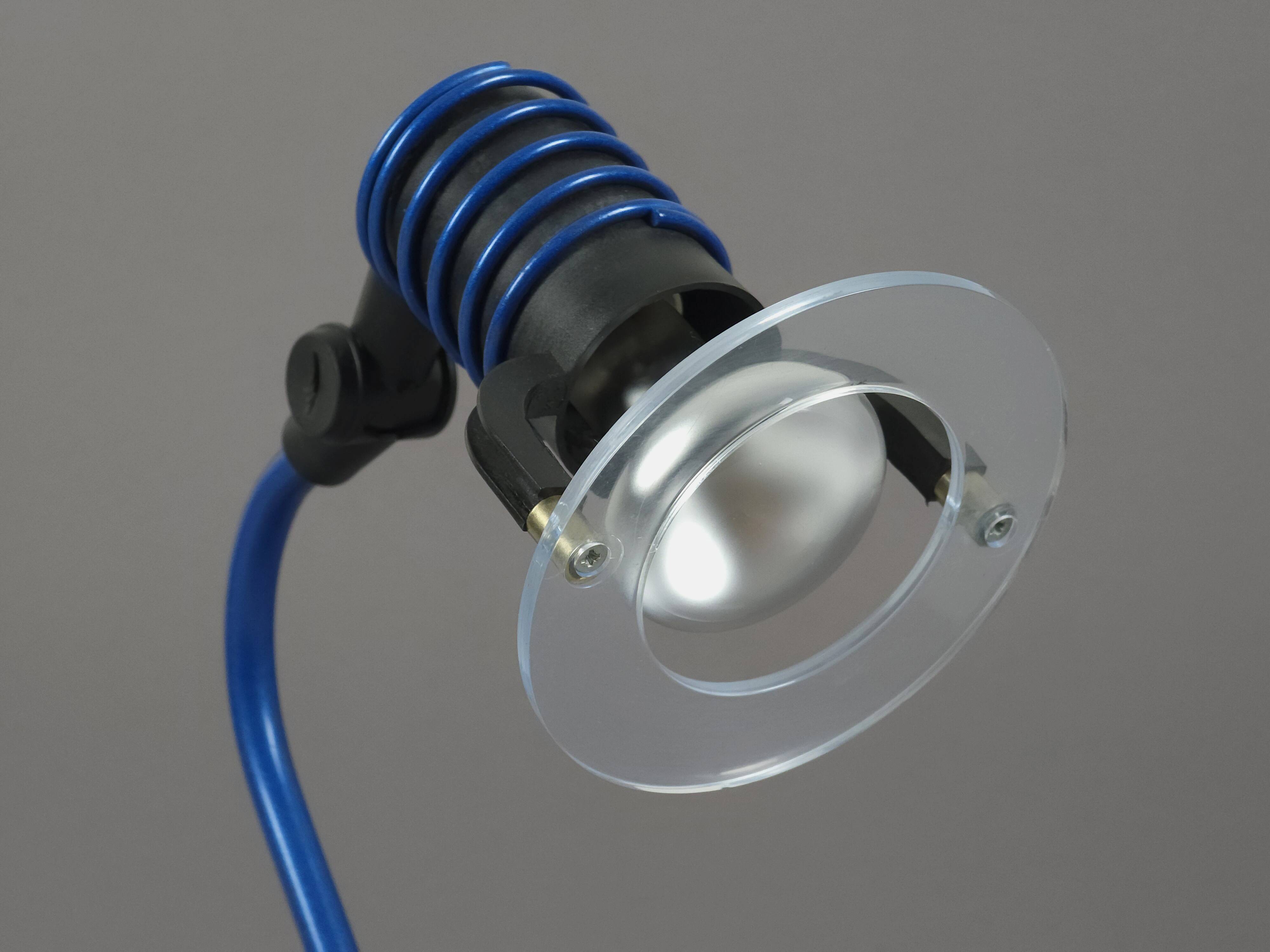 1990s Postmodern ESTO Spiral Adjustable Desk Light.