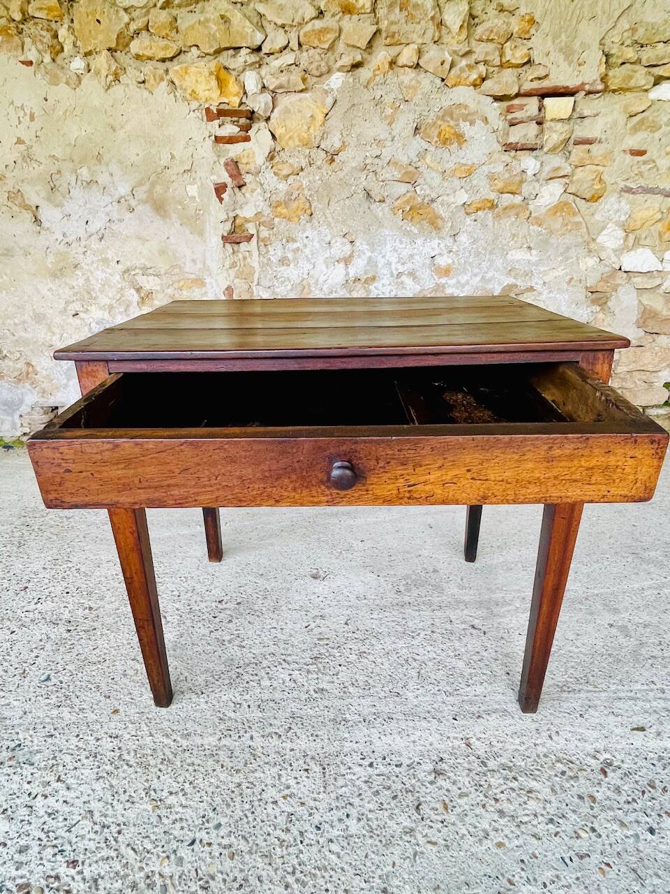 Console de ferme, en noyer , directoire , 18 eme siècle
